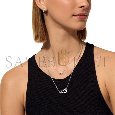 FRED FORCE 10 NECKLACE SMALL MODEL WHITE GOLD 7B0281 FRED FORCE 10 NECKLACE SMALL MODEL WHITE GOLD 7B0281